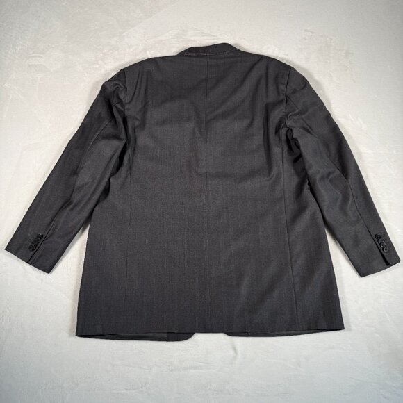 Ermenegildo Zegna Su Misura Blazer Men Size US 52L EUR 62L Gray Wool Switzerland - Picture 12 of 12